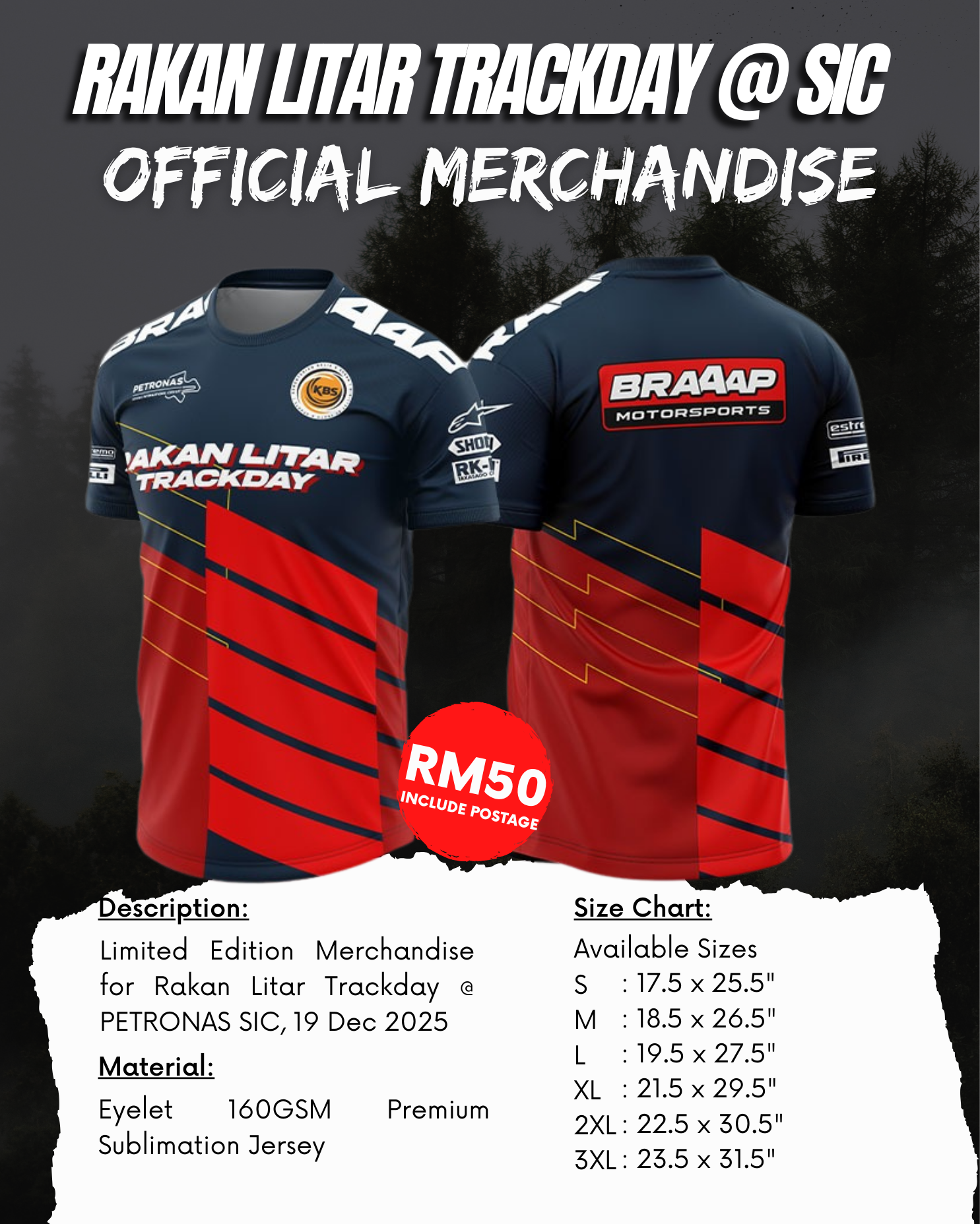 RAKAN LITAR TD - OFFICIAL MERCHANDISE